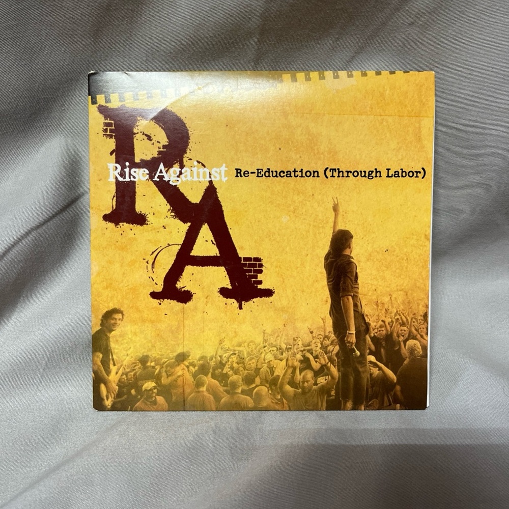 45RPM, RISE AGAINST ' RE-EDUCATION'THOUGH LABOR' NM ' ROCK ' PROMO